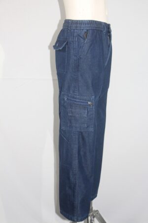 Pantalon élastique imitation jean