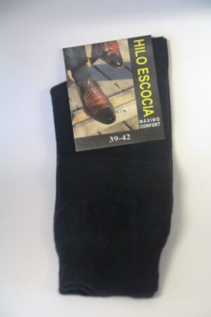 Chaussettes homme unies noires 
