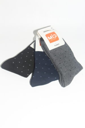 Chaussettes homme fantaisie à pois