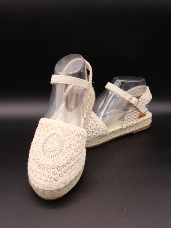 ESPADRILLE CRÈME EN CORDE