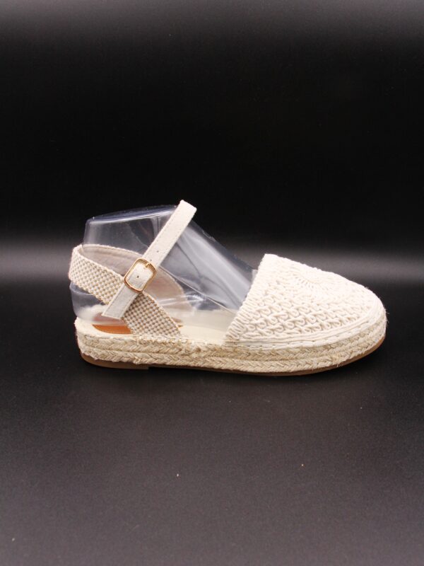 ESPADRILLE CRÈME EN CORDE